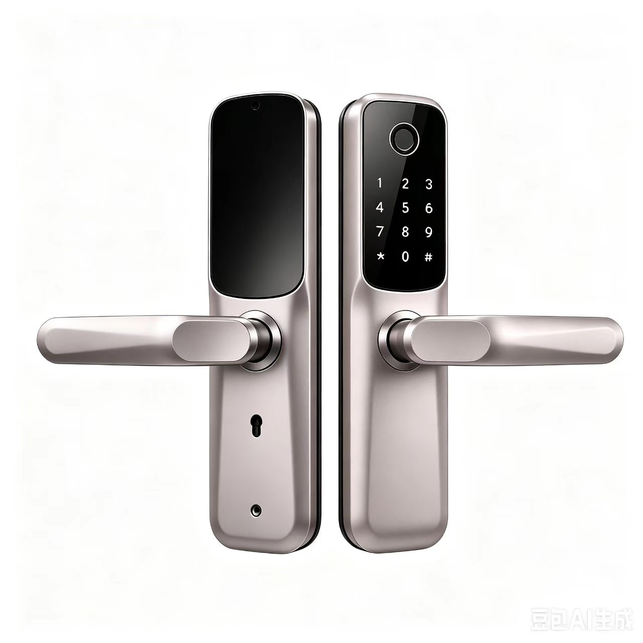 Trueway RF-2 project-volume smart lock, silver finish